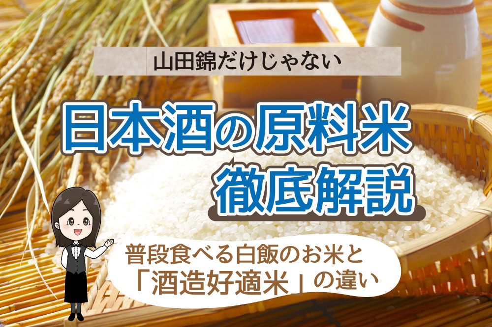 日本酒の原料米　酒造好適米とは　山田錦や五百万石だけじゃない