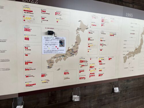 2022年の国内蒸留所地図